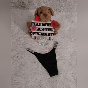 ♣️ VS Very Sexy Shine Strap Brazilian Panty ♣️